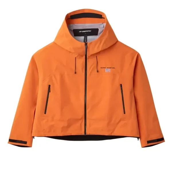 GV Gallery Cropped Orange Rain Jacket