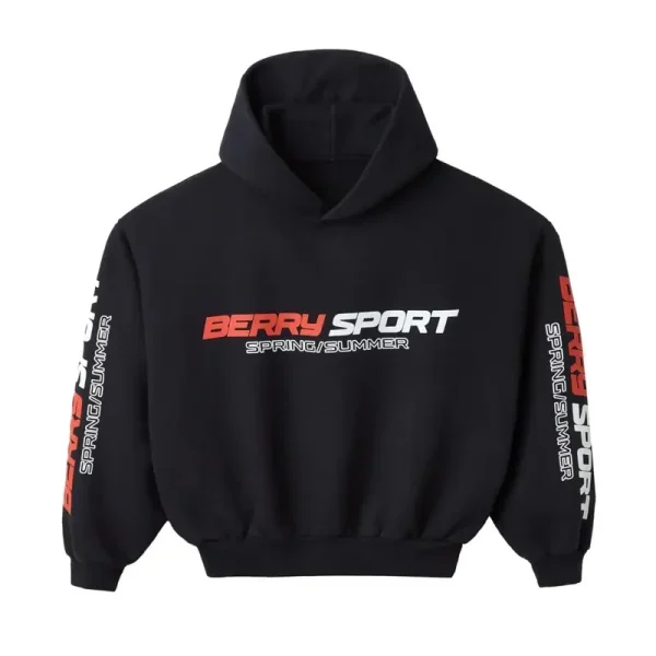 GV Gallery Cropped Berry Sport Hoodie